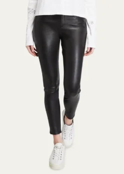 Rag & BoneNina Leather High-Rise Pants