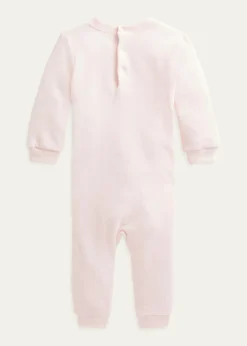 Ralph Lauren ChildrenswearGirl's Polar Bear Coverall, Size Newborn-12M