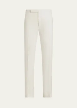 Ralph Lauren Purple LabelGregory Hand-Tailored Linen Trouser