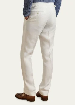 Ralph Lauren Purple LabelGregory Hand-Tailored Linen Trouser