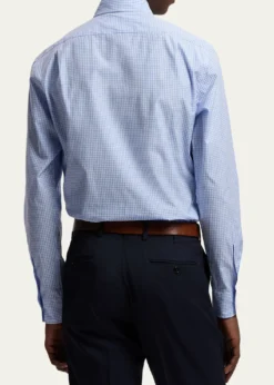 Ralph Lauren Purple LabelMicro-Gingham Shirt