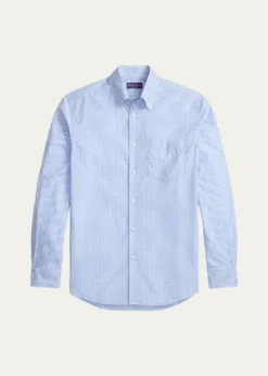 Ralph Lauren Purple LabelMicro-Gingham Shirt