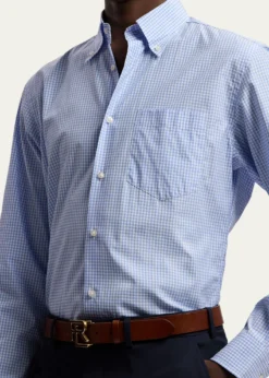 Ralph Lauren Purple LabelMicro-Gingham Shirt