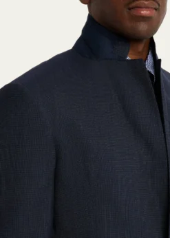 Ralph Lauren Purple LabelKent Hand-Tailored Pin Dot Suit