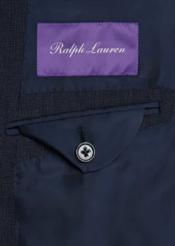 Ralph Lauren Purple LabelKent Hand-Tailored Pin Dot Suit