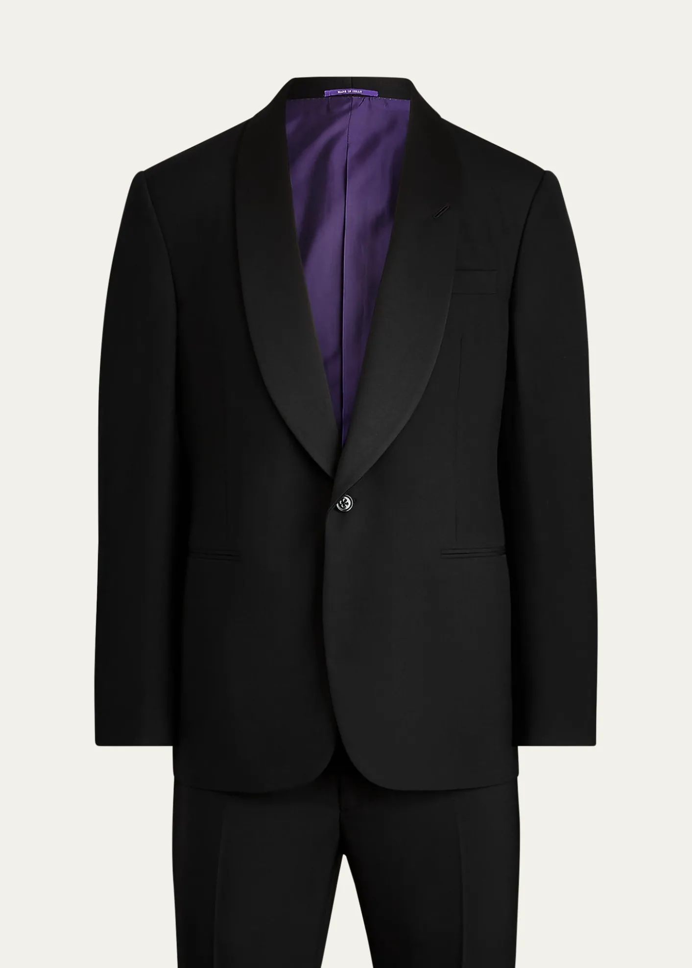 Ralph Lauren Purple LabelGregory Hand-Tailored Wool Shawl Tuxedo