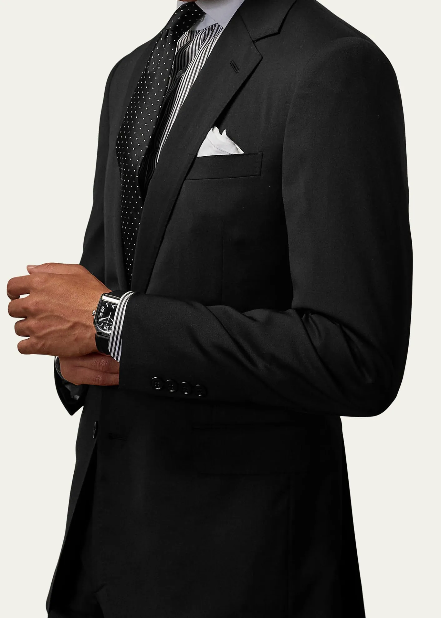 Ralph Lauren Purple LabelGregory Hand-Tailored Wool Serge Suit