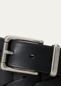 Ralph Lauren Purple LabelMen's Woven Leather Belt