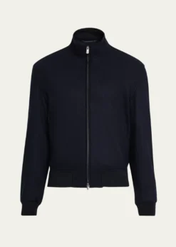 Ralph Lauren Purple LabelFelton Cashmere Bomber Jacket