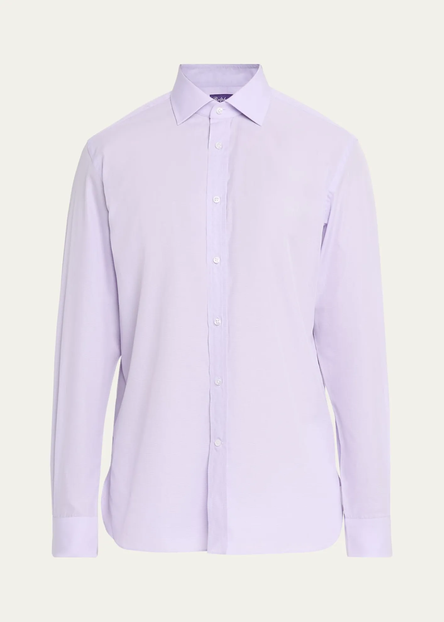 Ralph Lauren Purple LabelMen's Cotton Micro-Houndstooth Classic Fit Sport Shirt