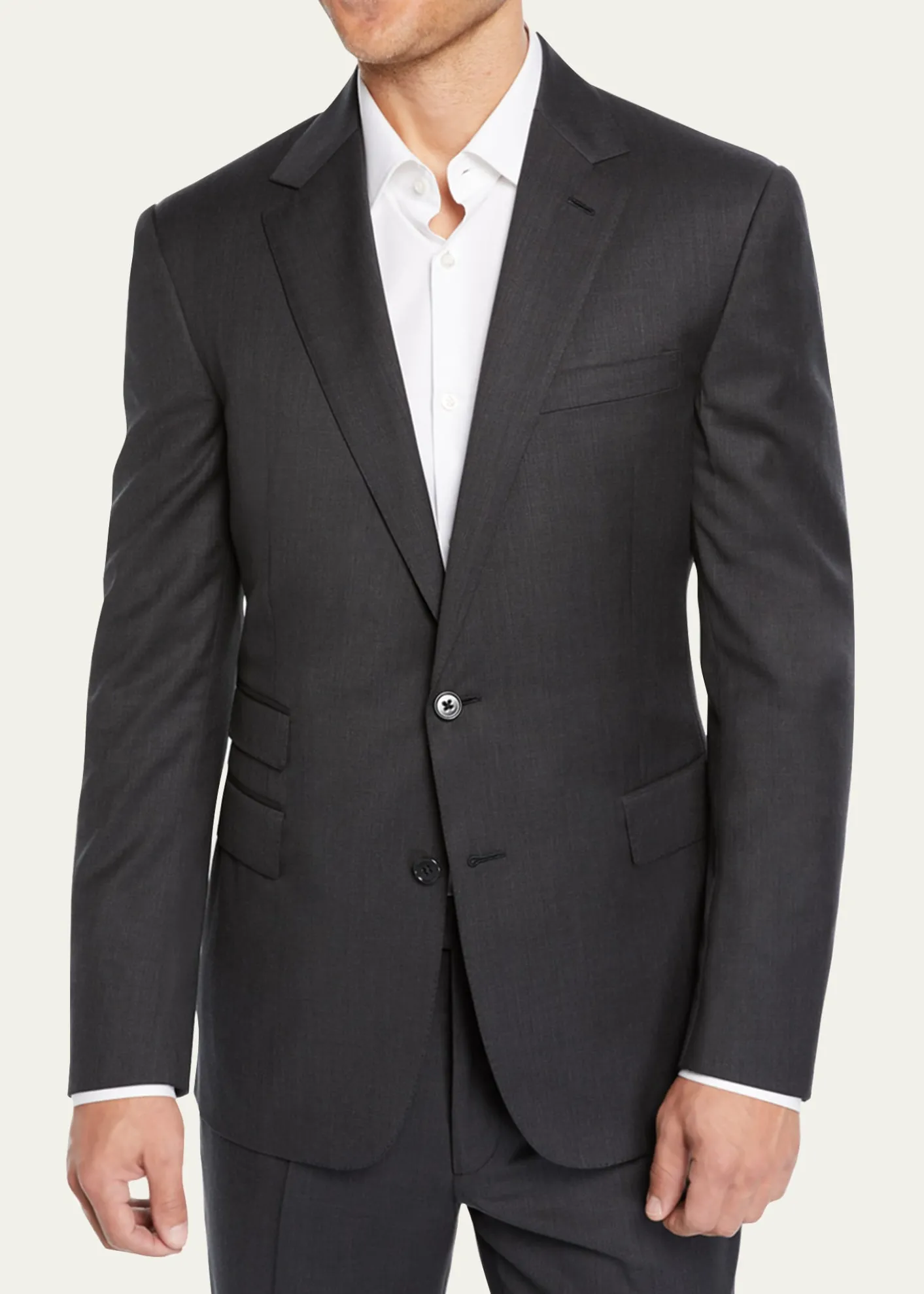 Ralph Lauren Purple LabelMen's Gregory Hand-Tailored Wool Serge Suit