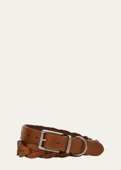 Ralph Lauren Purple LabelMen's Woven Leather Belt