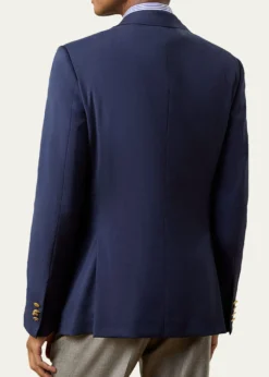 Ralph Lauren Purple LabelMen's Gregory Hand-Tailored Wool Serge Blazer