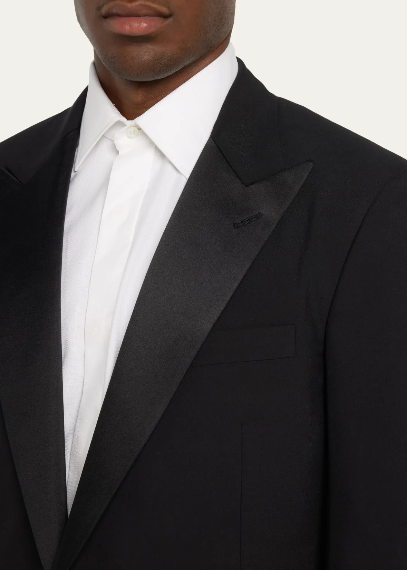 Ralph Lauren Purple LabelGregory Hand-Tailored Wool Peak Tuxedo