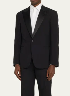 Ralph Lauren Purple LabelGregory Hand-Tailored Wool Peak Tuxedo