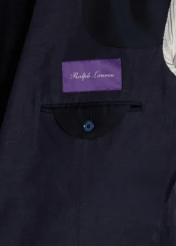 Ralph Lauren Purple LabelKent Hand-Tailored Silk-Linen Jacket