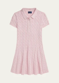 Ralph LaurenGirl's Cable Knit Dress, Size S-XL