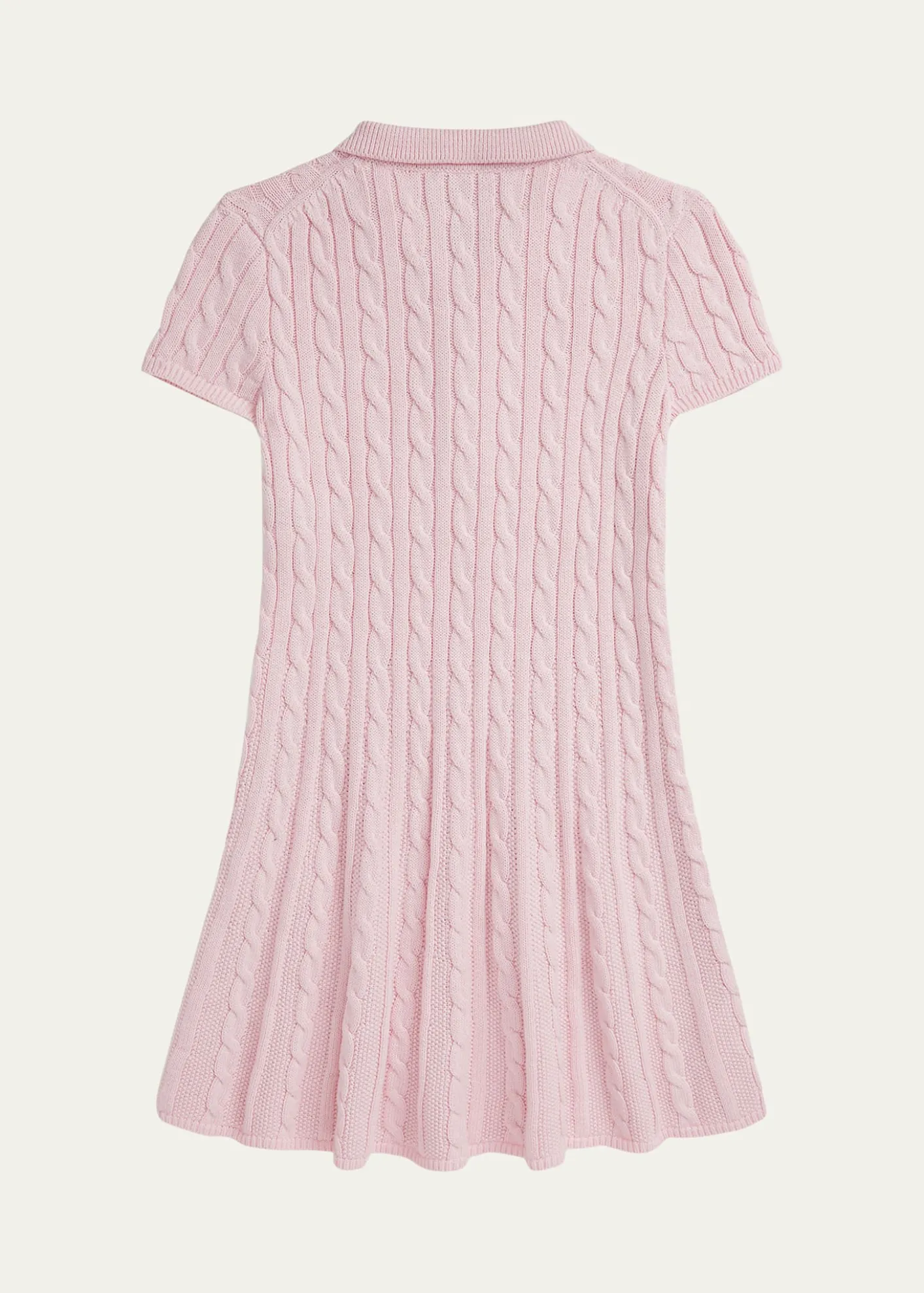 Ralph LaurenLittle Girl's & Girl's Cable-Knit Cotton Polo Sweater Dress