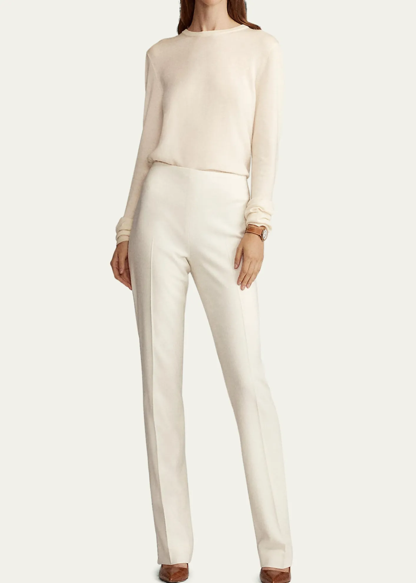 Ralph Lauren CollectionAlandra Wool Crepe Pants