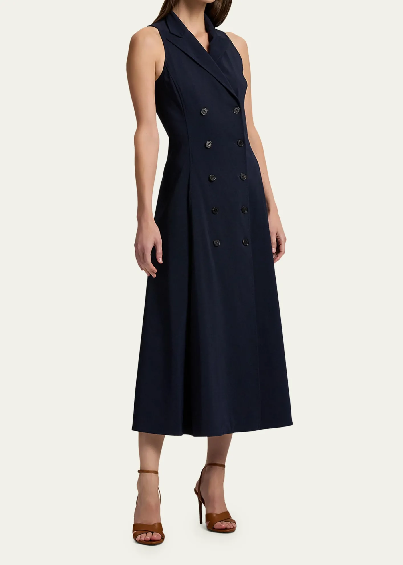 Ralph Lauren CollectionAlecia Cotton-Blend Day Dress