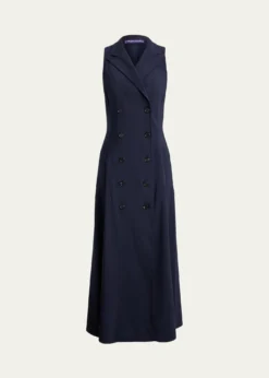 Ralph Lauren CollectionAlecia Cotton-Blend Day Dress