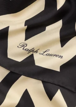 Ralph Lauren CollectionArt Deco-Print Silk Twill Square Scarf