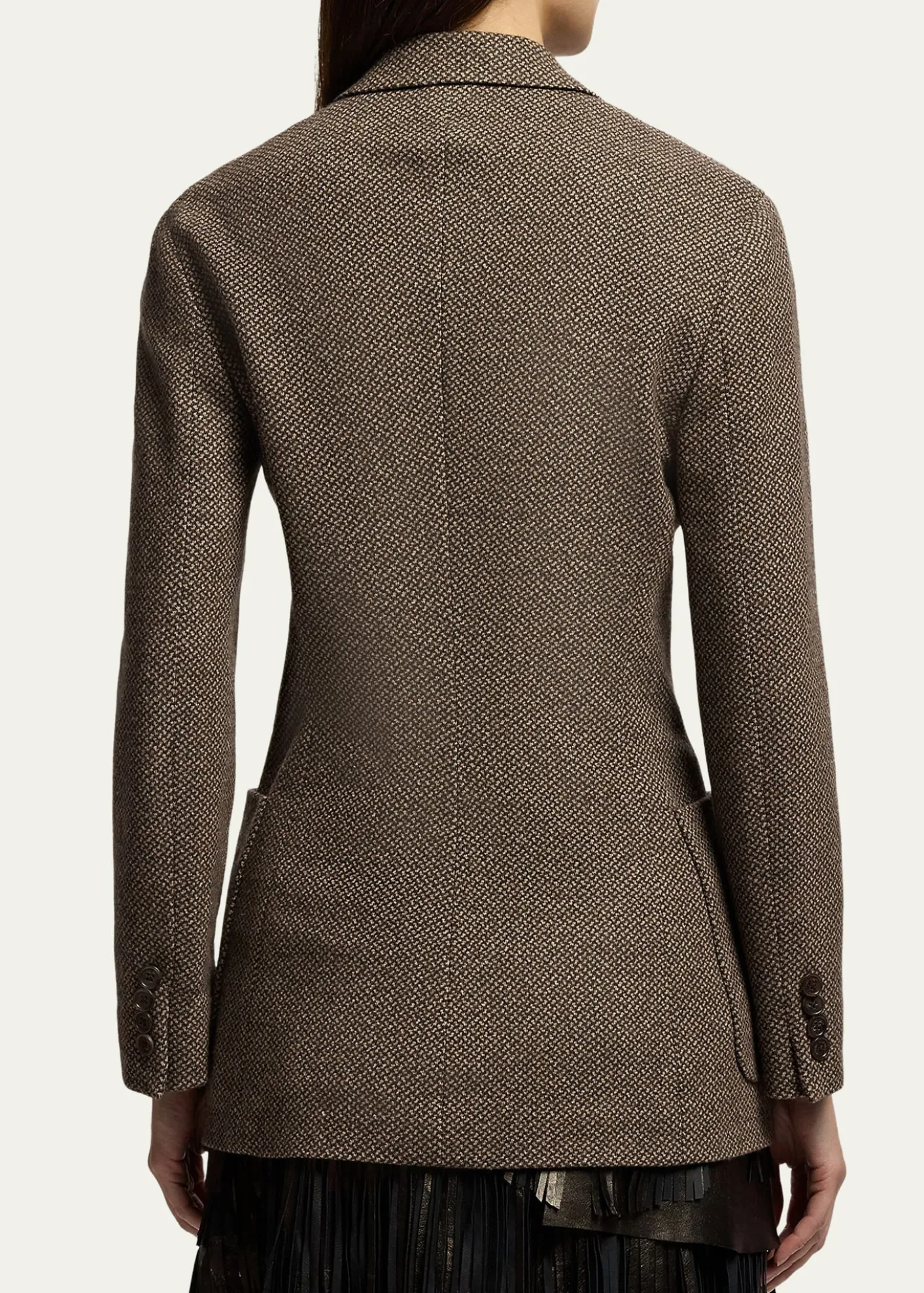 Ralph Lauren CollectionBroken Twill Single-Breasted Blazer