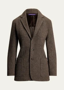 Ralph Lauren CollectionBroken Twill Single-Breasted Blazer