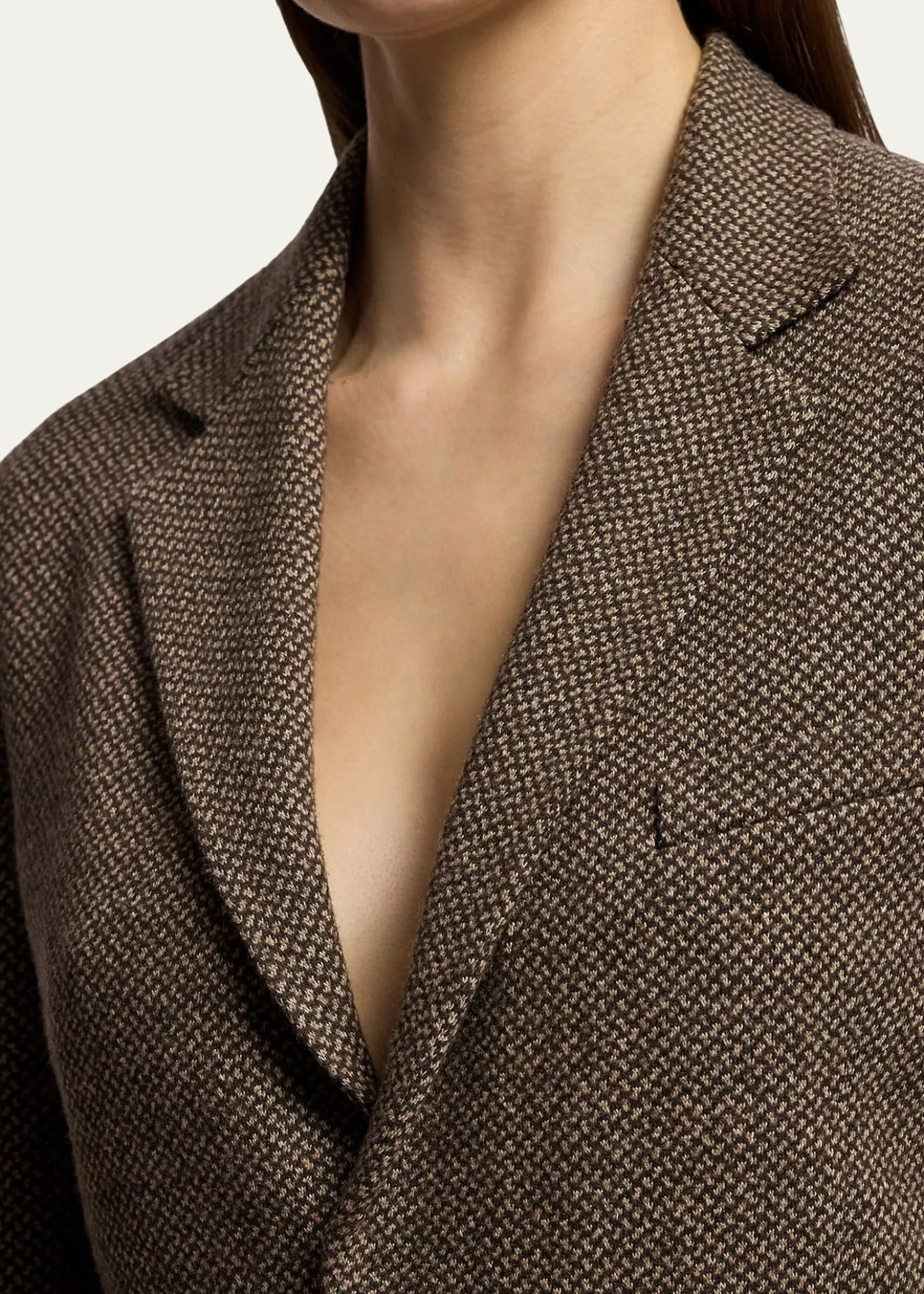Ralph Lauren CollectionBroken Twill Single-Breasted Blazer