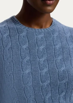Ralph Lauren CollectionCashmere Short-Sleeve Crewneck Sweater