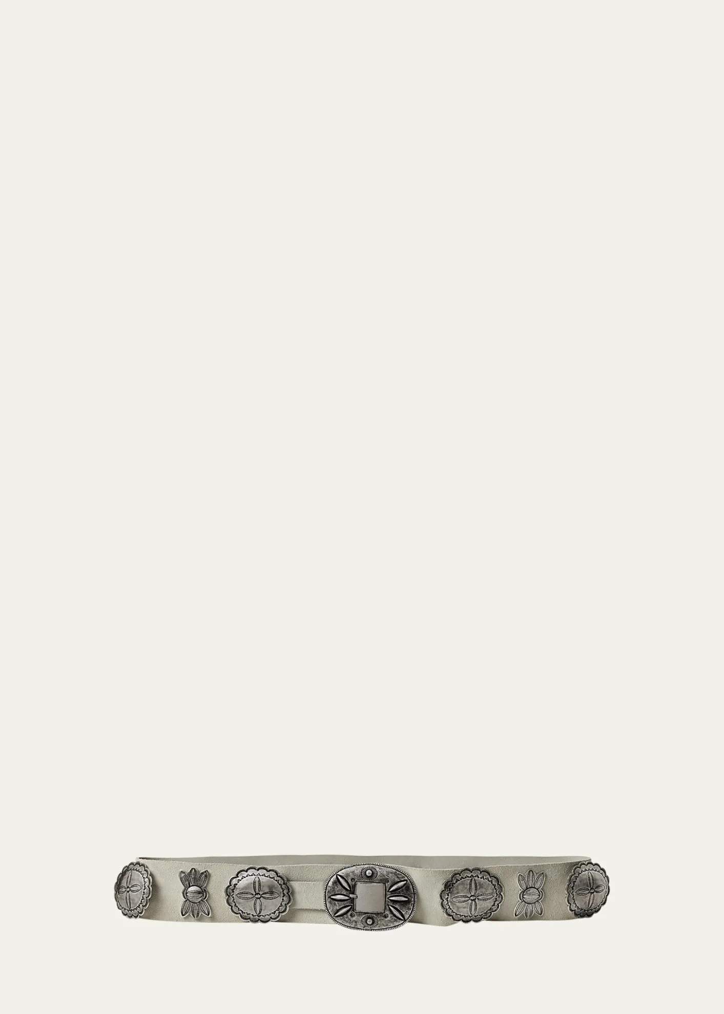 Ralph Lauren CollectionCasted Concho Leather Belt