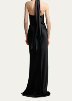 Ralph Lauren CollectionChilton Stretch Satin Evening Dress