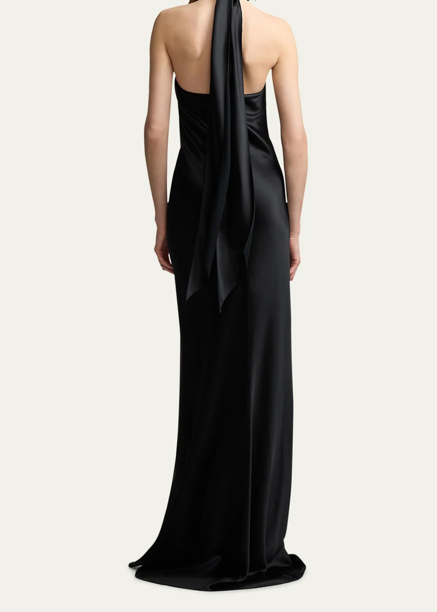 Ralph Lauren CollectionChilton Stretch Satin Evening Dress