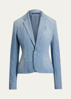 Ralph Lauren CollectionCotton Denim Single-Breasted Jacket
