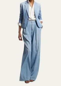 Ralph Lauren CollectionCotton Denim Single-Breasted Jacket