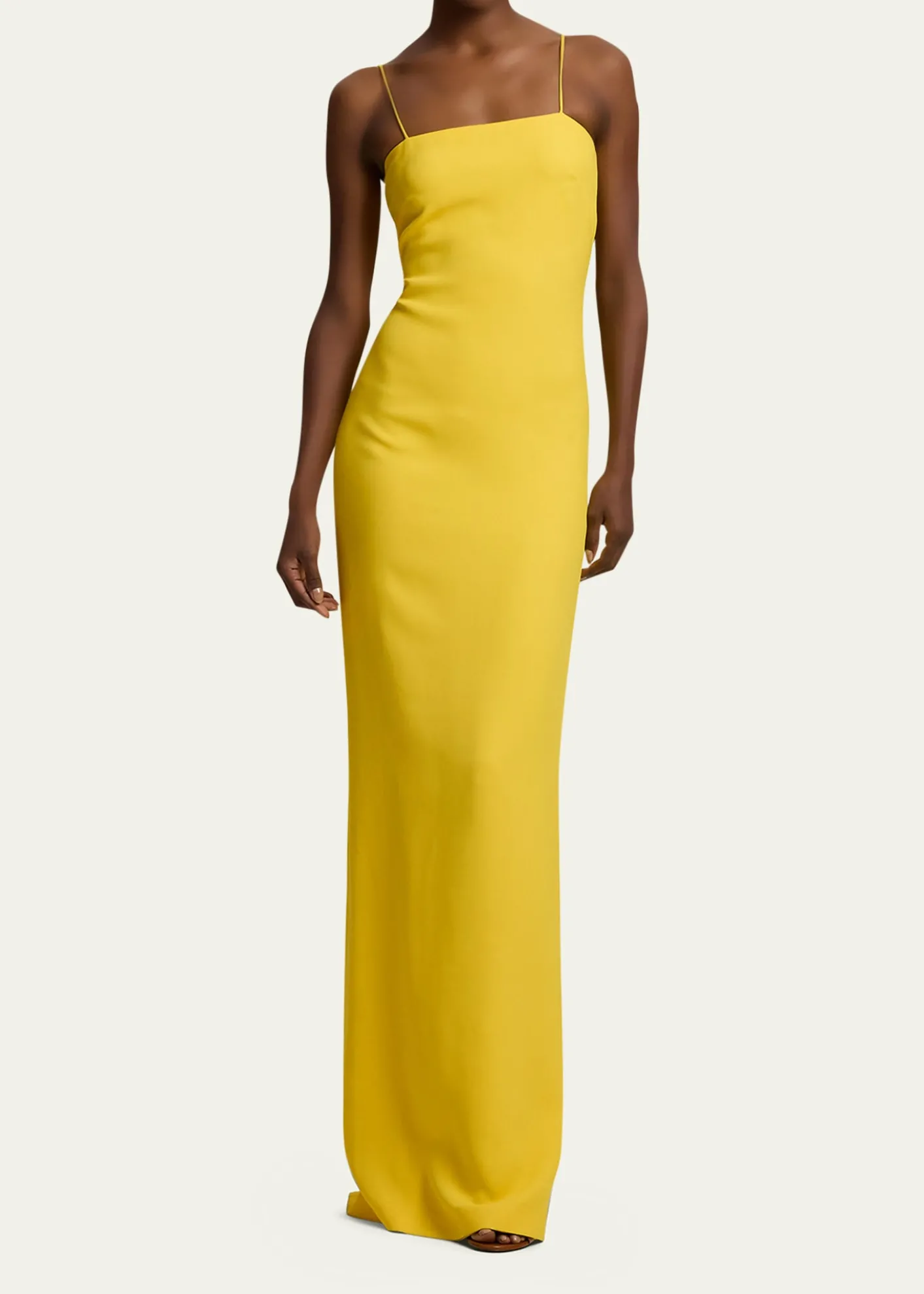 Ralph Lauren CollectionDemetrius Silk Cady Evening Dress
