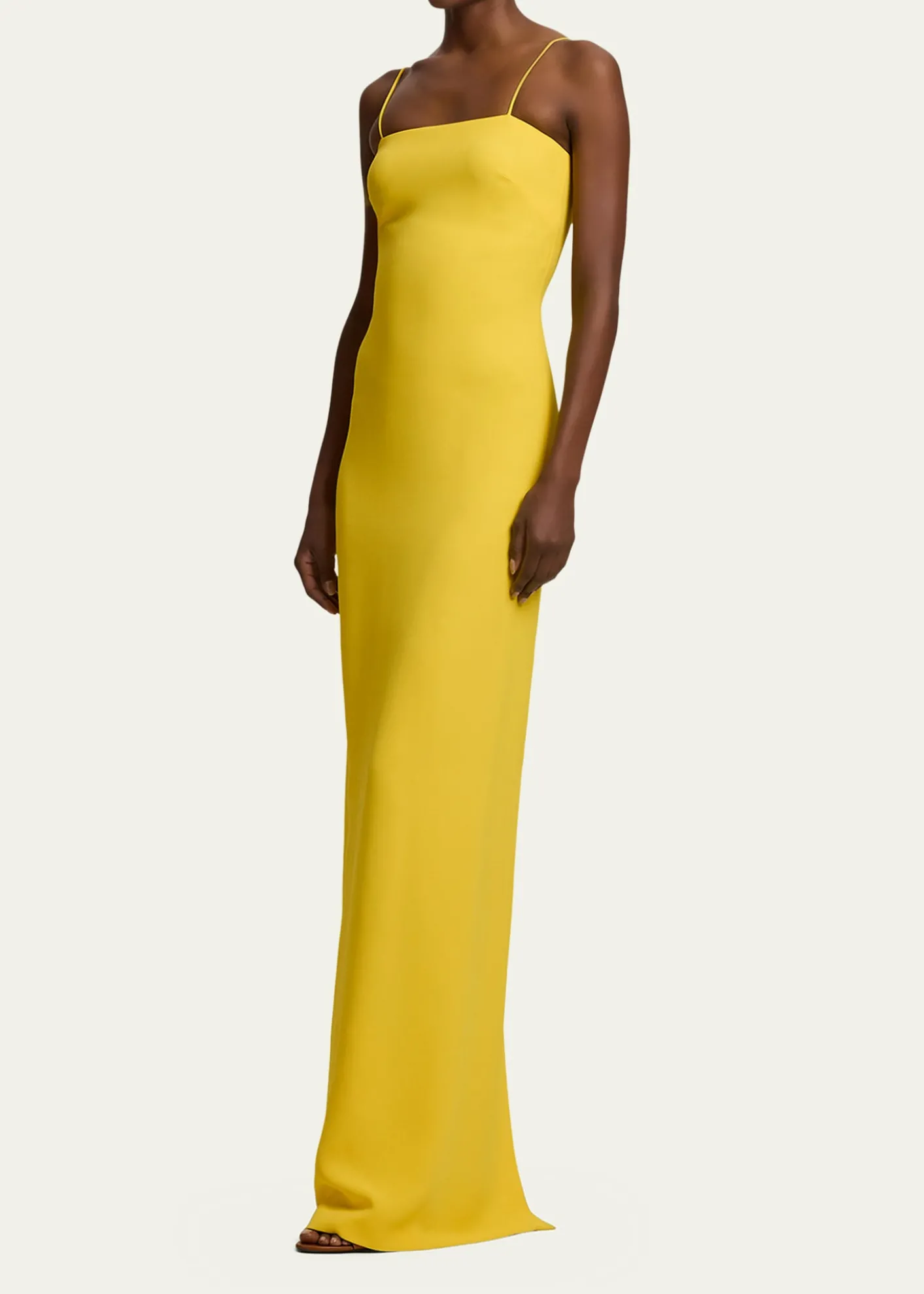 Ralph Lauren CollectionDemetrius Silk Cady Evening Dress