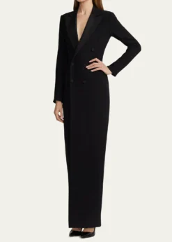 Ralph Lauren CollectionKristian Double-Breasted Evening Dress