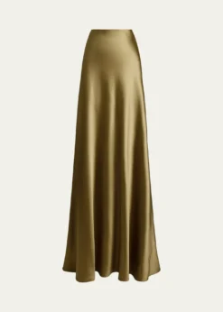 Ralph Lauren CollectionMasina Stretch Satin Skirt