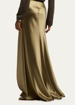 Ralph Lauren CollectionMasina Stretch Satin Skirt