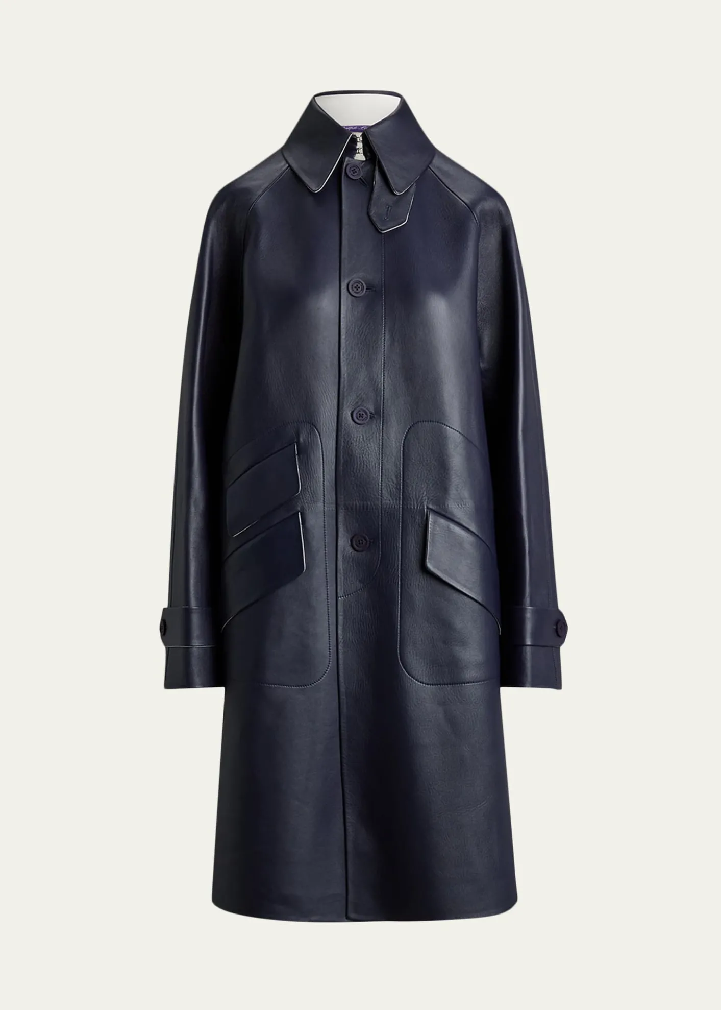 Ralph Lauren CollectionOttis Lambskin Balmacaan Coat