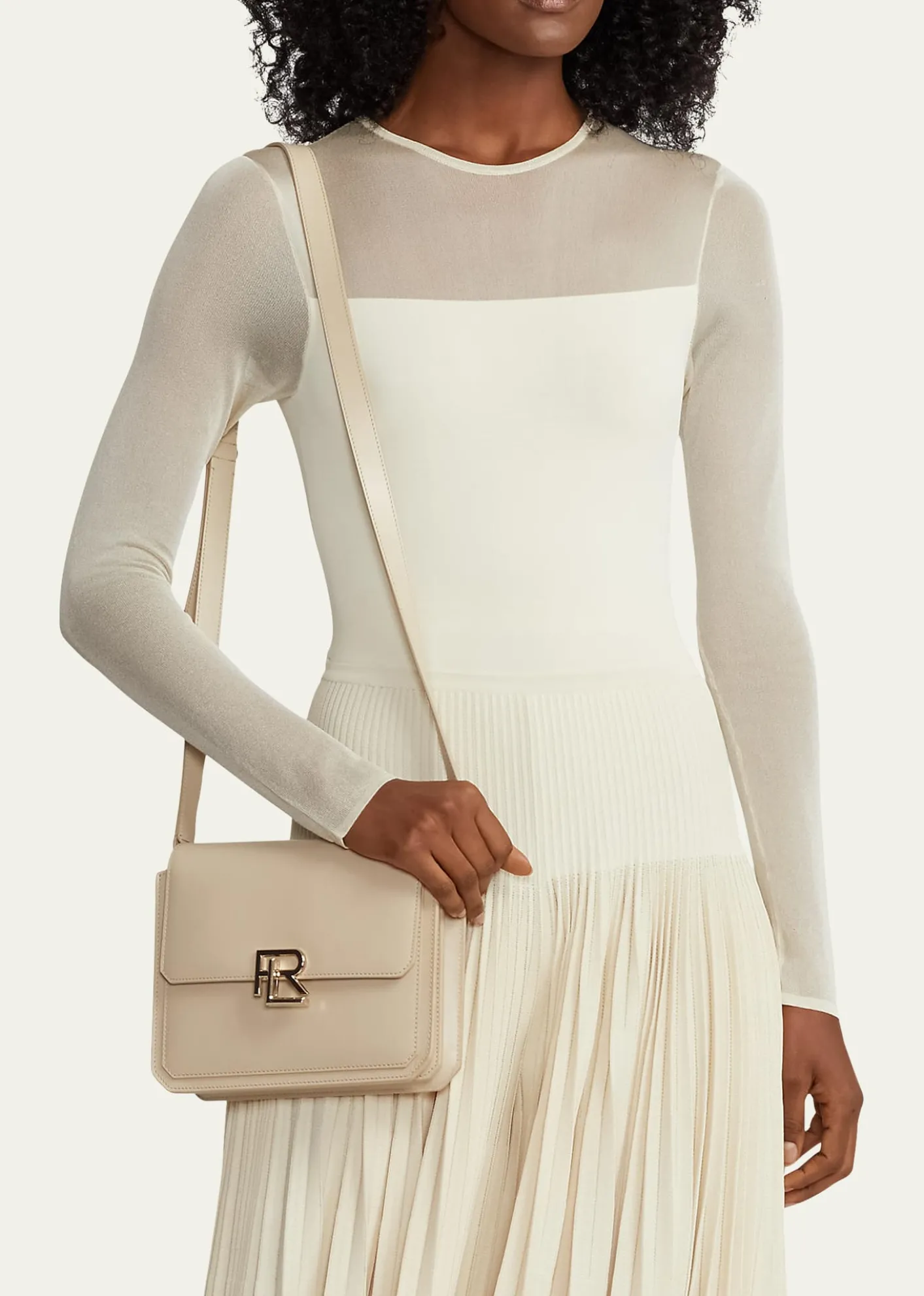 Ralph Lauren CollectionRL 888 Flap Leather Crossbody Bag