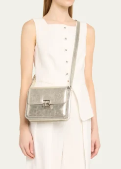 Ralph Lauren CollectionRL 888 Metallic Leather Crossbody Bag