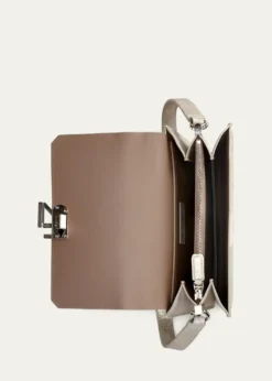 Ralph Lauren CollectionRL 888 Metallic Leather Crossbody Bag