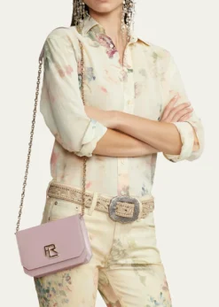 Ralph Lauren CollectionRL 888 Mini Leather Chain Crossbody Bag