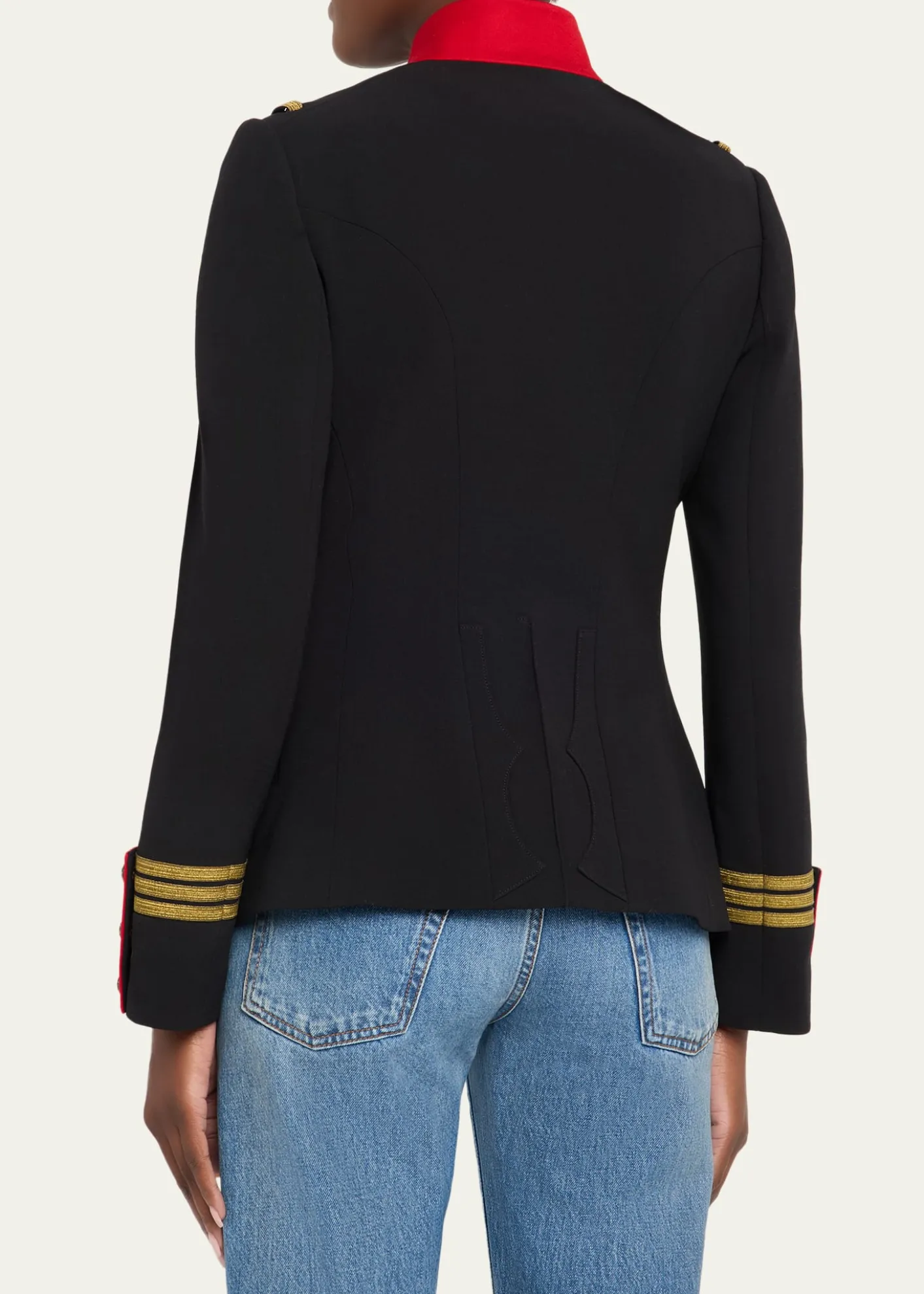 Ralph Lauren CollectionThe Officer's Jacket, Black