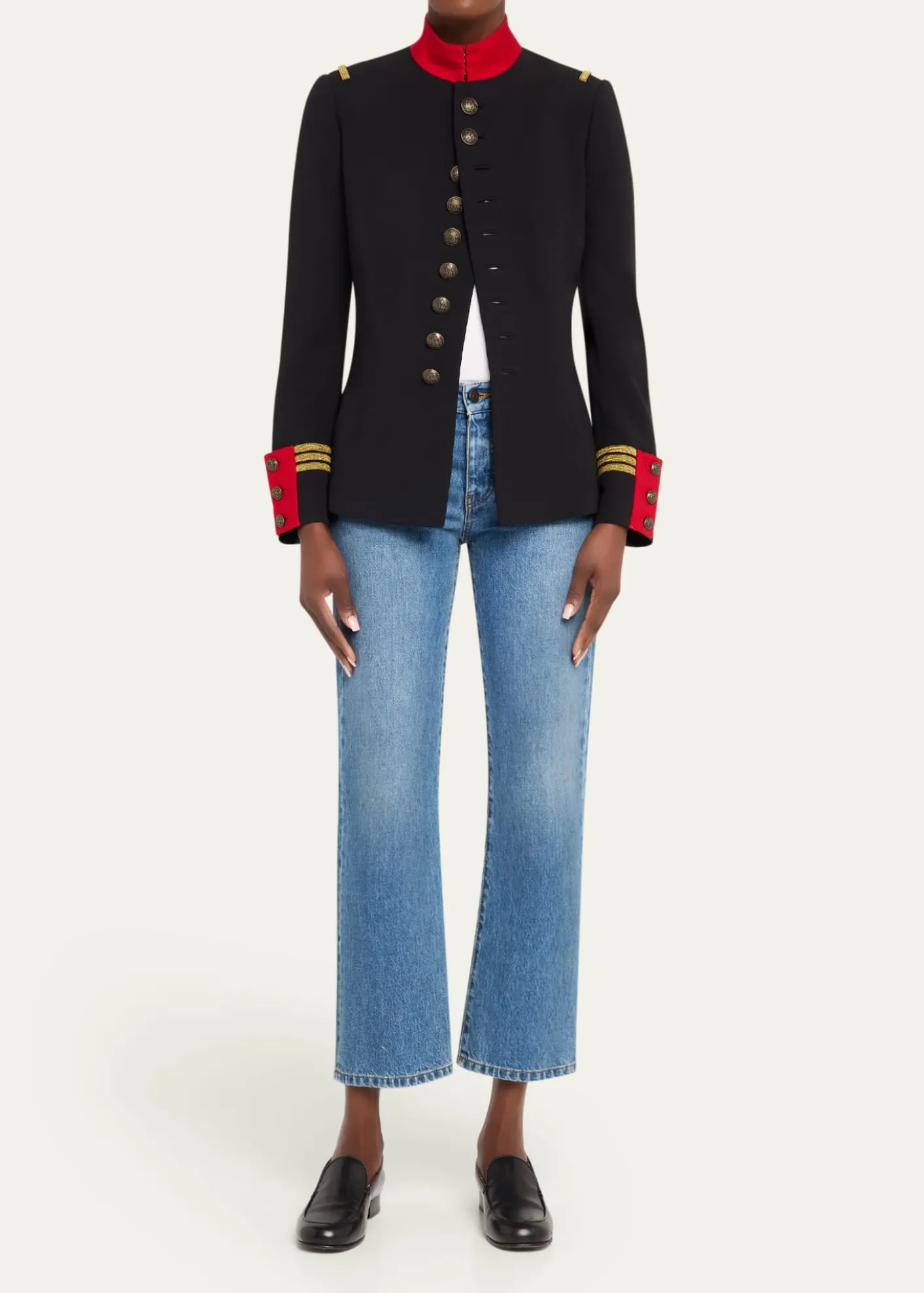Ralph Lauren CollectionThe Officer's Jacket, Black