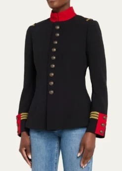 Ralph Lauren CollectionThe Officer's Jacket, Black