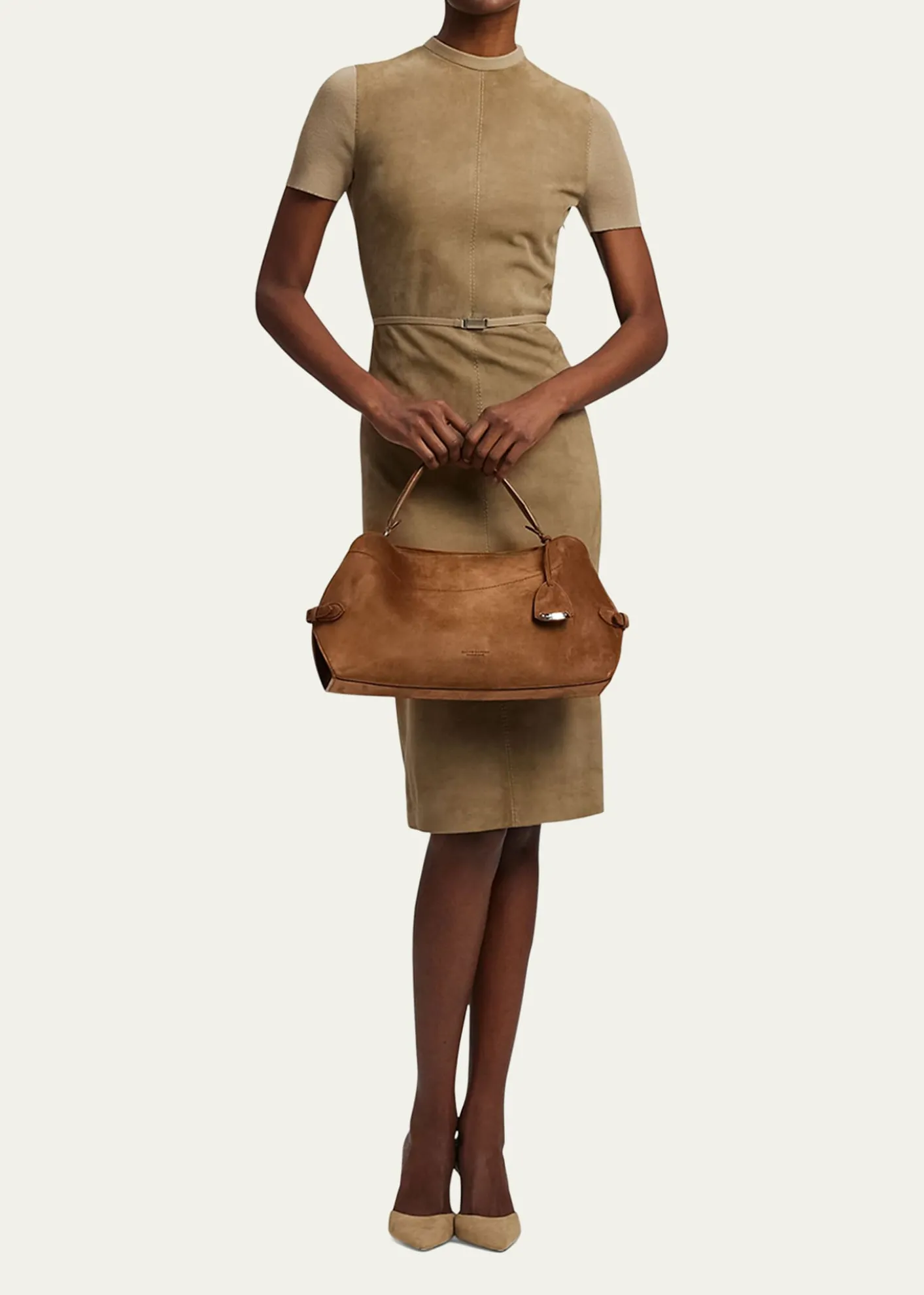 Ralph Lauren CollectionThe Ralph Calf-Suede Shoulder Bag