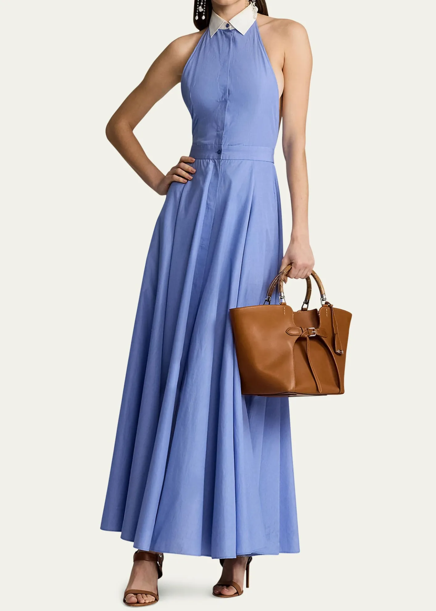 Ralph Lauren CollectionThe Ralph Calfskin Tote Bag
